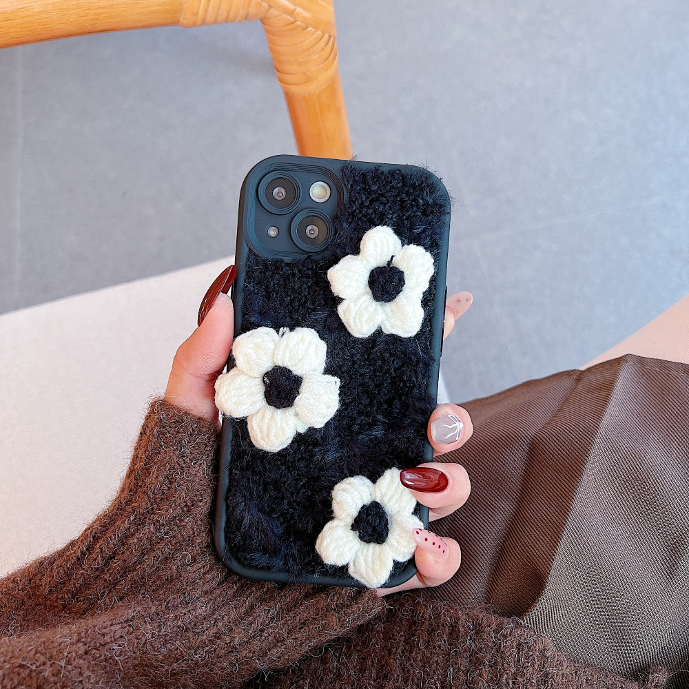 Embroided Flower Case for iPhone