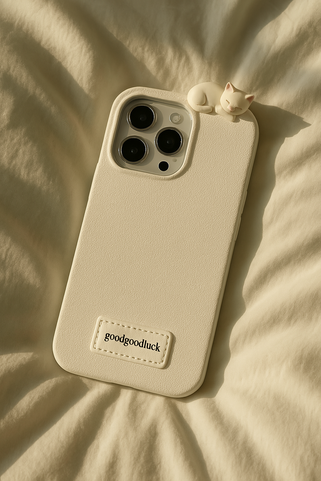 Cuddly Cat Silicone Case for iPhone